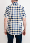 Andre Hogan Short Sleeve Shirt, Blue & Gold