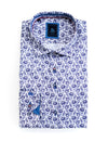 Andre A2 Dakota Long Sleeve Shirt, Floral Blue