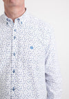 Andre Hayes Long Sleeve Floral Shirt, Navy