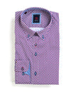 Andre Dean Long Sleeve Shirt, Burgundy