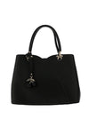 Zen Collection Cherry Charm Satchel Bag, Black