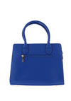 Zen Collection Quilted Diamond Satchel Bag, Blue