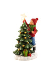 Aynsley Boy Placing Angel on Christmas Tree Led Ornament
