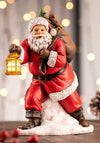 Aynsley Santa with Lantern Led Ornament