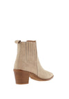 Alpe Suede Block Heel Chelsea Boots, Neutral