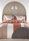 Appletree Style Rondo King Duvet Set, Terracotta