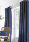 Appletree Zara Fully Lined Eyelet Curtains, Navy