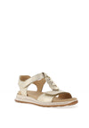 Ara Osaka Leather Sandals, Gold