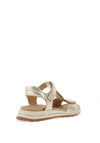 Ara Osaka Leather Sandals, Gold