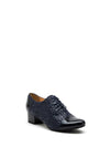 Bioeco by Arka Block Heel Brogue Shoes, Navy
