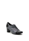 Bioeco by Arka High Block Heel Brogue Shoes, Black