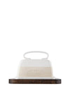 Artisan St Butter Dish with Acacia Wood Board