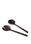 Artisan St Solid Wooden Salad Servers