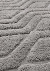 Asiatic London Harrison Medium Shaggy Tufted Rug, Silver