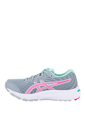 Asics Girls Gel-Cumulus Trainers, Grey & Mint