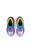 Asics Girls Pre Noosa Velcro Strap Trainers, Multi-Coloured