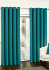 Aura Canberra Eyelet Curtains, Turquoise