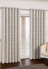 Aura Azolla 90 x 90 Eyelet Curtains, Pearl