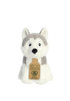 Aurora Eco Nation Husky Dog, White and Grey