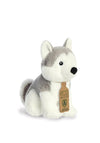 Aurora Eco Nation Husky Dog, White and Grey