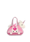 Aurora Fancy Pal Peek A Boo Unicorn and Pet Carrier, Pink