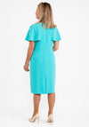 Avalon Carmen Cape Sleeve Pencil Midi Dress, Jade