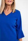 Avalon Sophie Bell Sleeve Pencil Midi Dress, Royal Blue