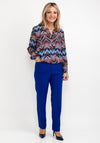 Avalon Penny Straight Leg Trousers, Indigo Blue