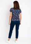 Avalon Jacket & Top Twinset, Navy Multi