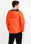 Avventura Recycled Hooded Padded Jacket, Orange