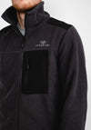 Avventura Recycled Panel Full Zip Fleece, Grey & Black