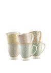 Aynsley Laurette Set of Six Mugs, Multi