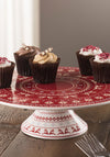 Aynsley Fairisle Christmas Cake Stand