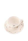 Aynsley Naughty or Nice Cappuccino Cup and Saucer, Set of 2