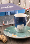 Aynsley Winter Animal Mug & Plate Set