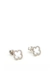 Absolute Diamante Stud Earrings, Silver