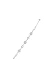 Absolute Silver Stone Coin Bracelet