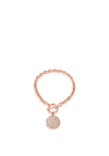 Absolute Crystal Charm Bracelet, Rose Gold