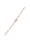 Absolute Crystal Circle Link Bracelet, Rose Gold