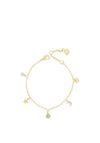 Absolute Mini Multi Charm Bracelet, Gold