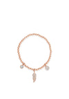 Absolute Beaded Charm Bracelet, Rose Gold