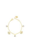 Absolute Sun & Crystal Bracelet, Gold