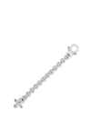 Absolute Embellished Lock Bracelet, Silver