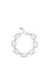 Absolute Locked Circles Bracelet, Silver
