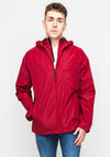 Barbour International Grange Parka Waterproof Hooded Jacket, Red