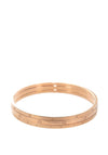Absolute Plain Tripe Layered Bangles, Rose Gold
