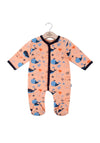 Babybol Baby Boy Under The Sea Print Sleepsuit, Orange Multi