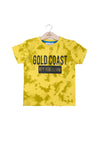 MiniBol Boy Gold Coast Short Sleeve Tee, Yellow