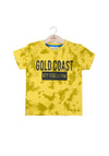 MiniBol Boy Gold Coast Short Sleeve Tee, Yellow