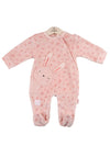 Babybol Baby Girls Bunny Sleepsuit Gift Set, Pink